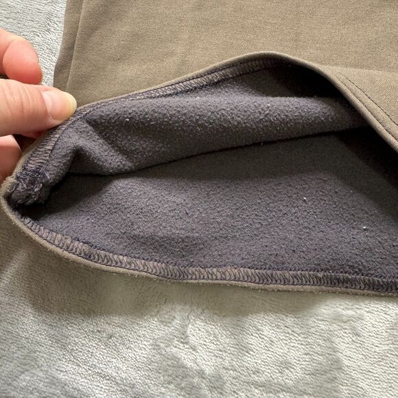 Columbia Titanium Crop Pants Womens XL Brown Fleece Lined Mid Rise Drawstring - Picture 8 of 15